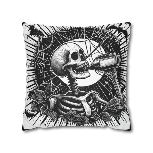 Party till you're dead Goth throw pillow cover