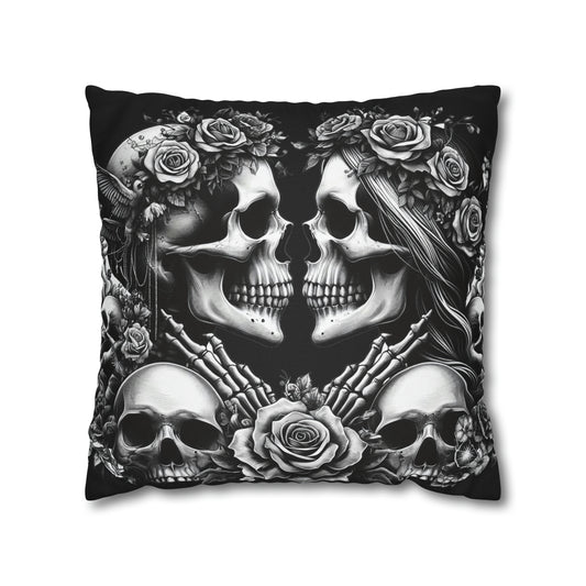 Eternal Lovers Goth throw pillow cover