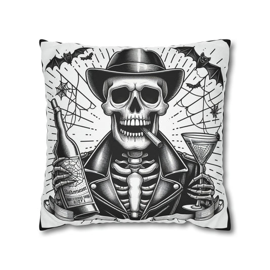 Dead Man's Party Goth throw pillow cover