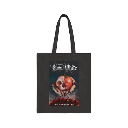 The Death of Snow White Poison Apple Cotton Canvas Tote Bag