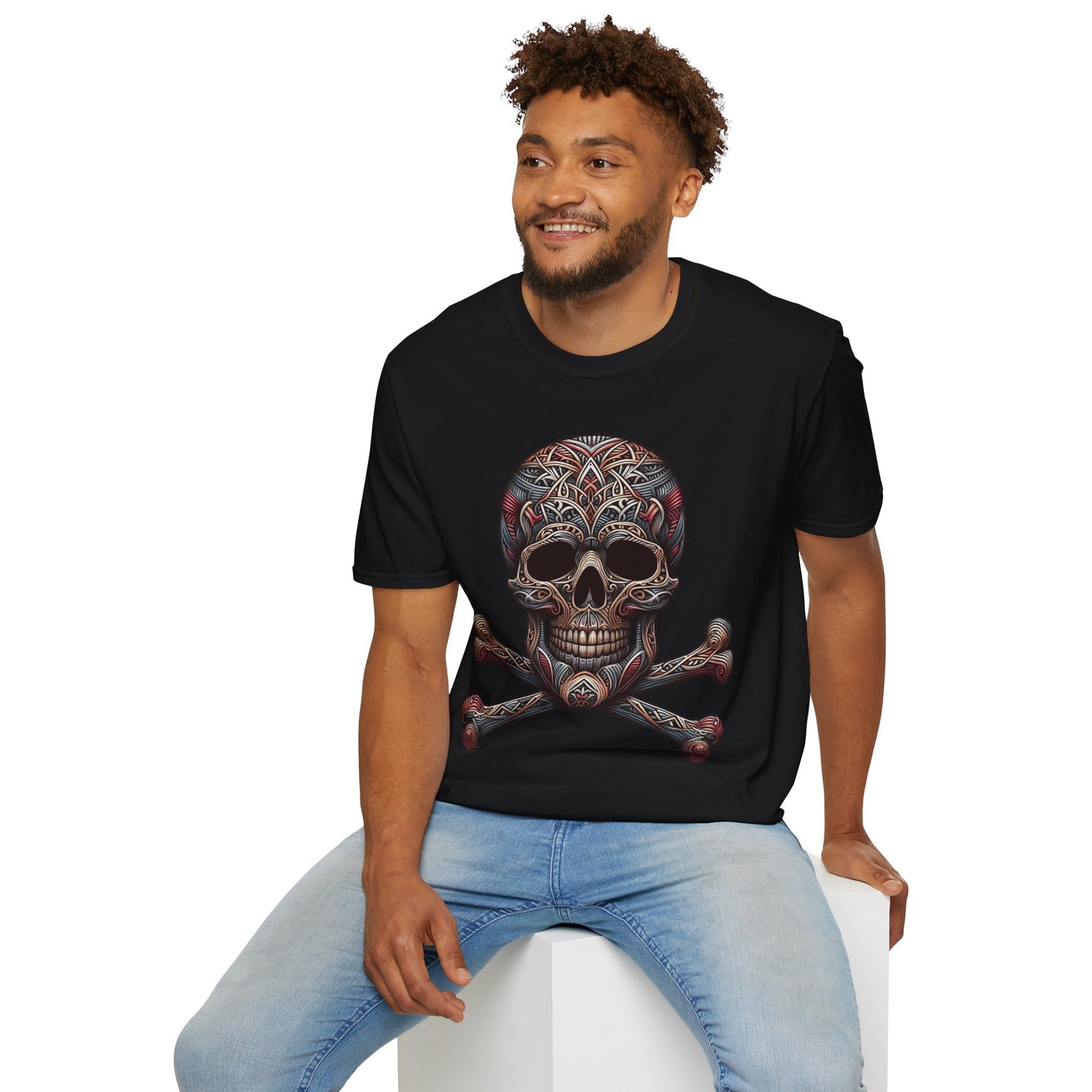 Skull and Crossbones Unisex Softstyle T-Shirt