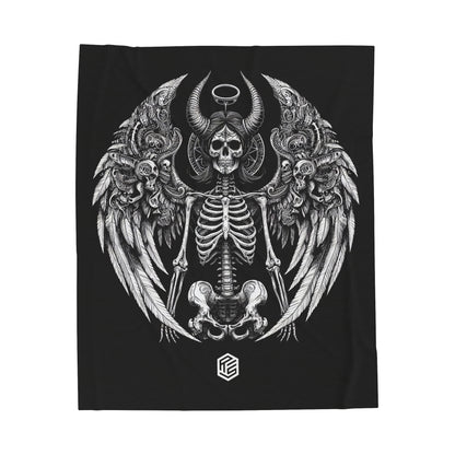 Demon Woman Velveteen Plush Blanket