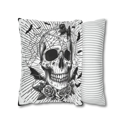 I feel Pretty Skull Goth throw pillow cover