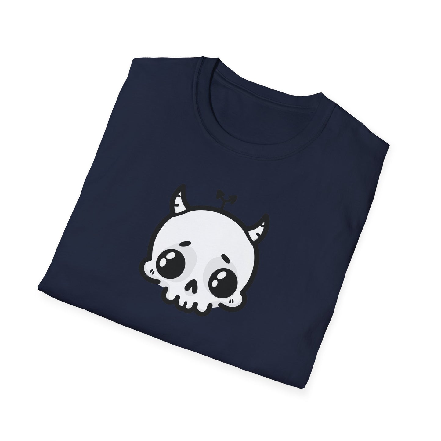 Grrr Demon Skull Unisex Softstyle T-Shirt