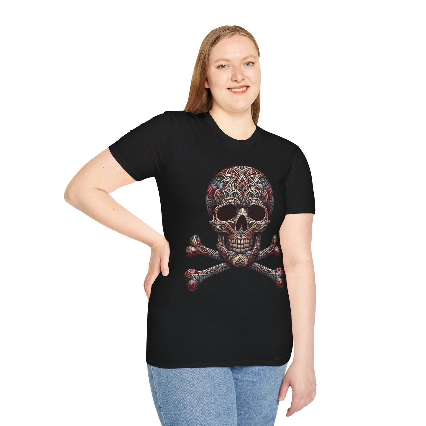 Skull and Crossbones Unisex Softstyle T-Shirt