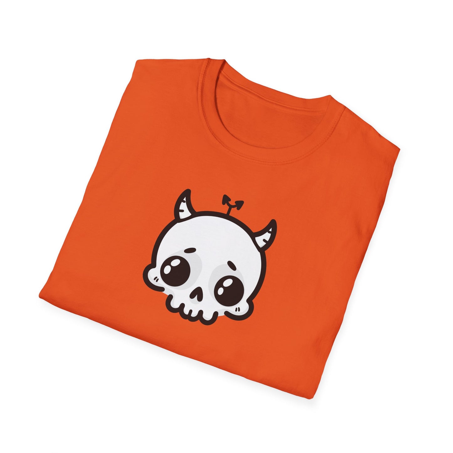 Grrr Demon Skull Unisex Softstyle T-Shirt