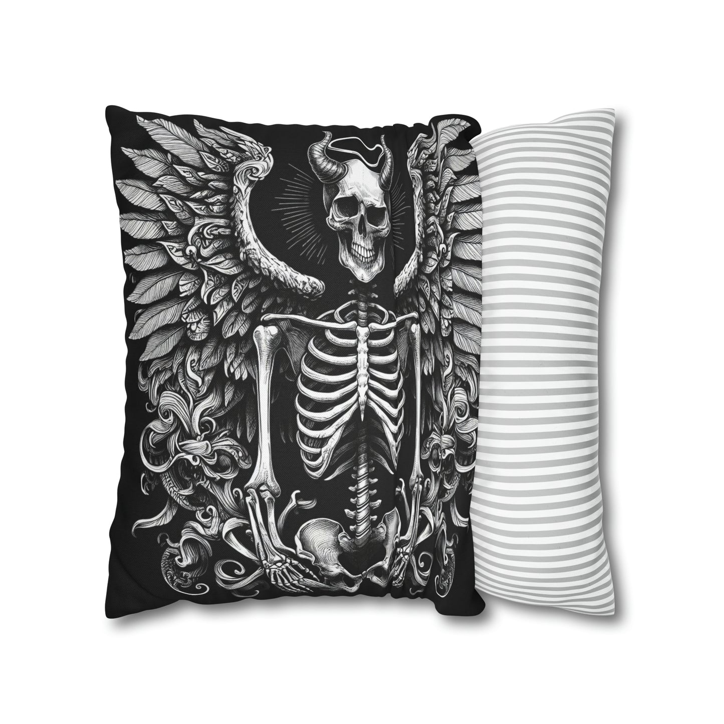 Death Angel Goth throw pillow cover