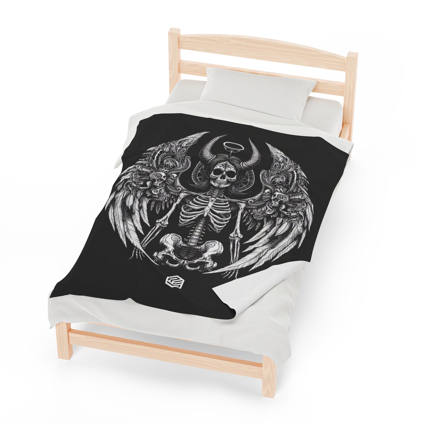 Demon Woman Velveteen Plush Blanket