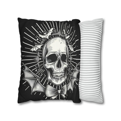 The Fancy Skeleton Goth throw pillow cover