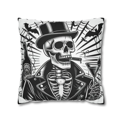 The Distinguished Gentleman Goth throw pillow cover