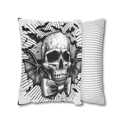 Skull Goth throw pillow cover