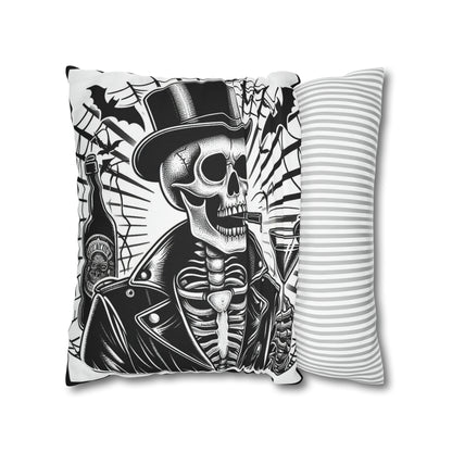 The Distinguished Gentleman Goth throw pillow cover