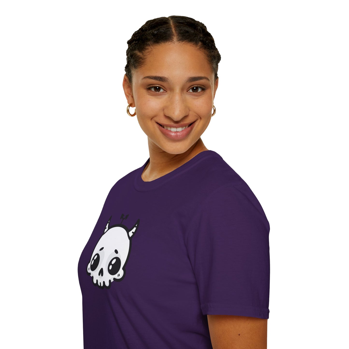 Grrr Demon Skull Unisex Softstyle T-Shirt