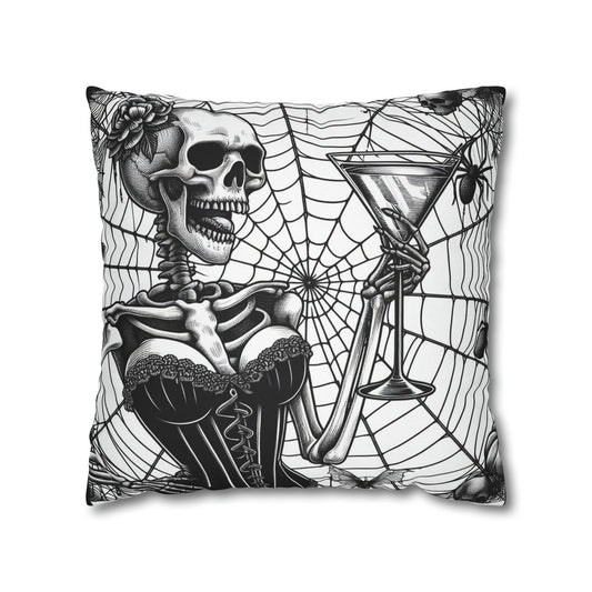 Party till you're dead Goth throw pillow cover