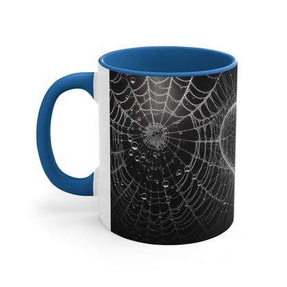 Spider Web Heart goth Coffee Mug, 11oz