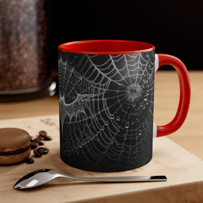 Spider web bat goth Coffee Mug, 11oz