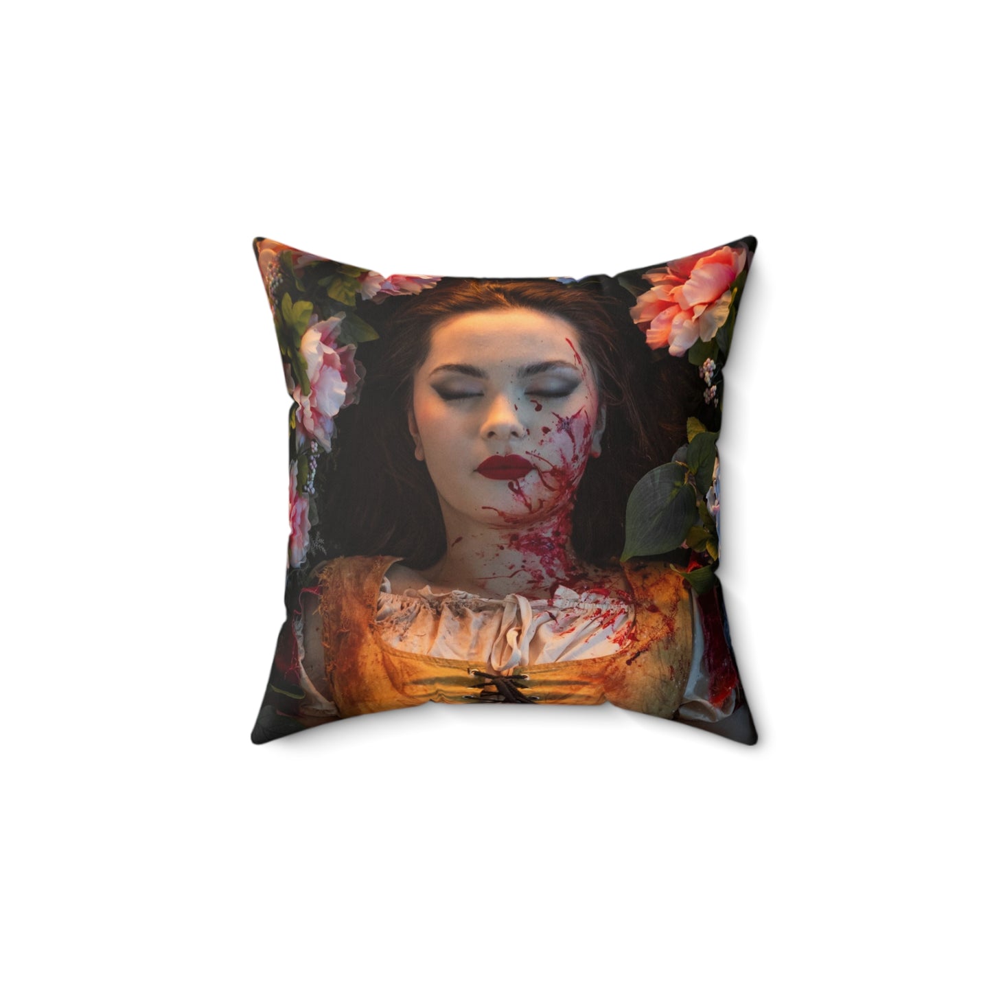 The Death of Snow White Spun Polyester Square Pillow