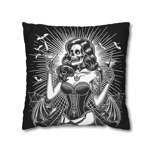 Knives Out Goth throw pillow cover