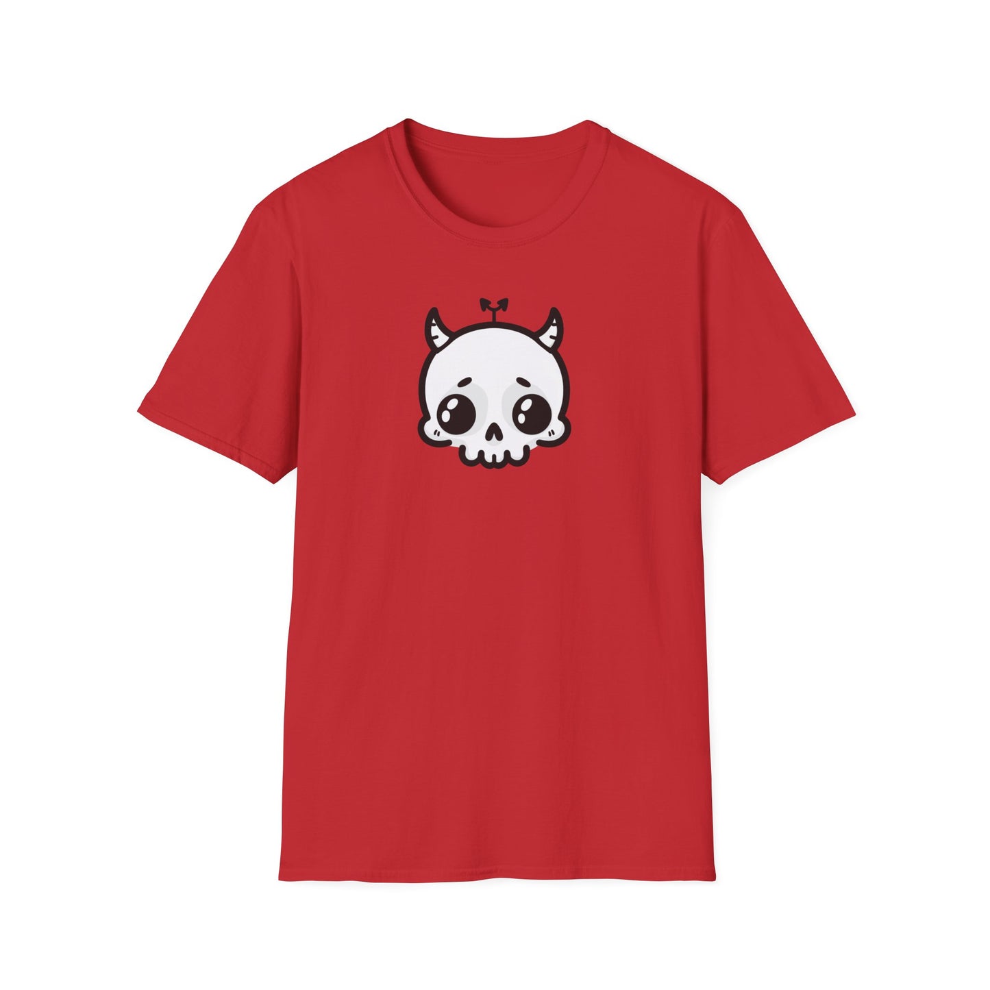 Grrr Demon Skull Unisex Softstyle T-Shirt