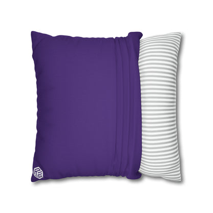 Purple Party Skeleton Goth throw pillow cover
