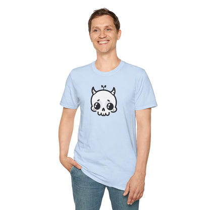 Grrr Demon Skull Unisex Softstyle T-Shirt