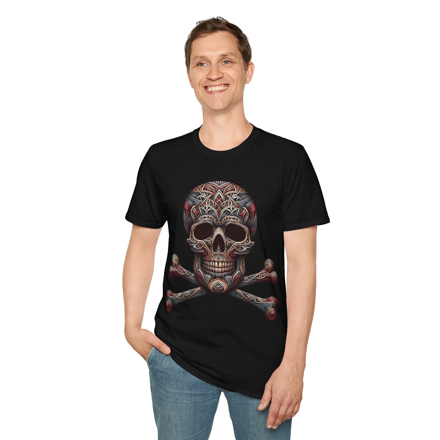 Skull and Crossbones Unisex Softstyle T-Shirt