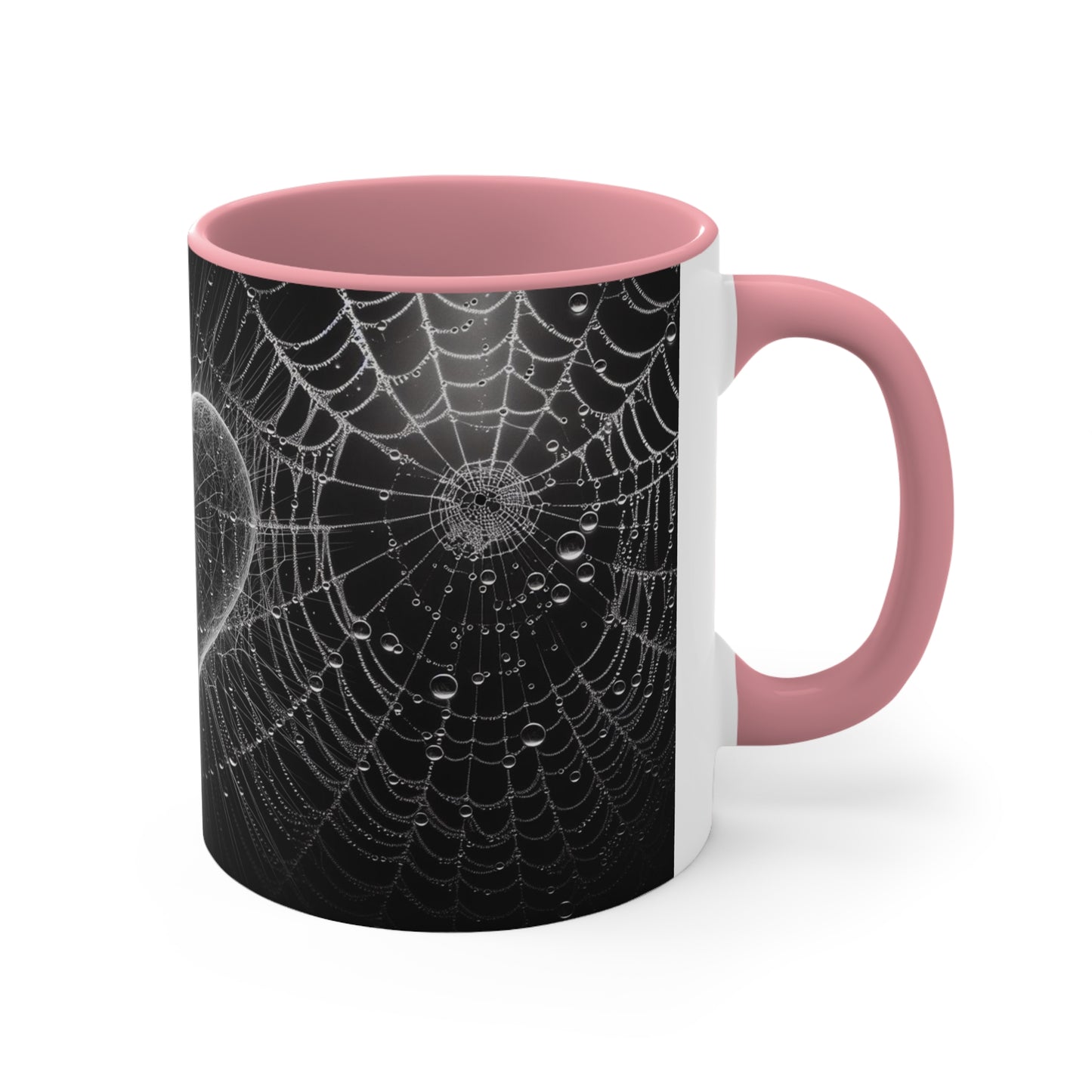 Spider Web Heart goth Coffee Mug, 11oz