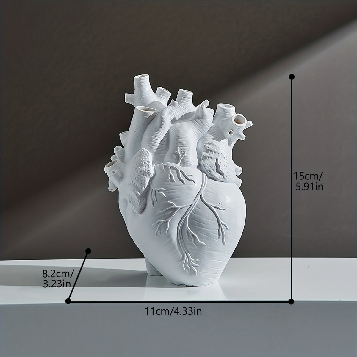 Human Heart Vase