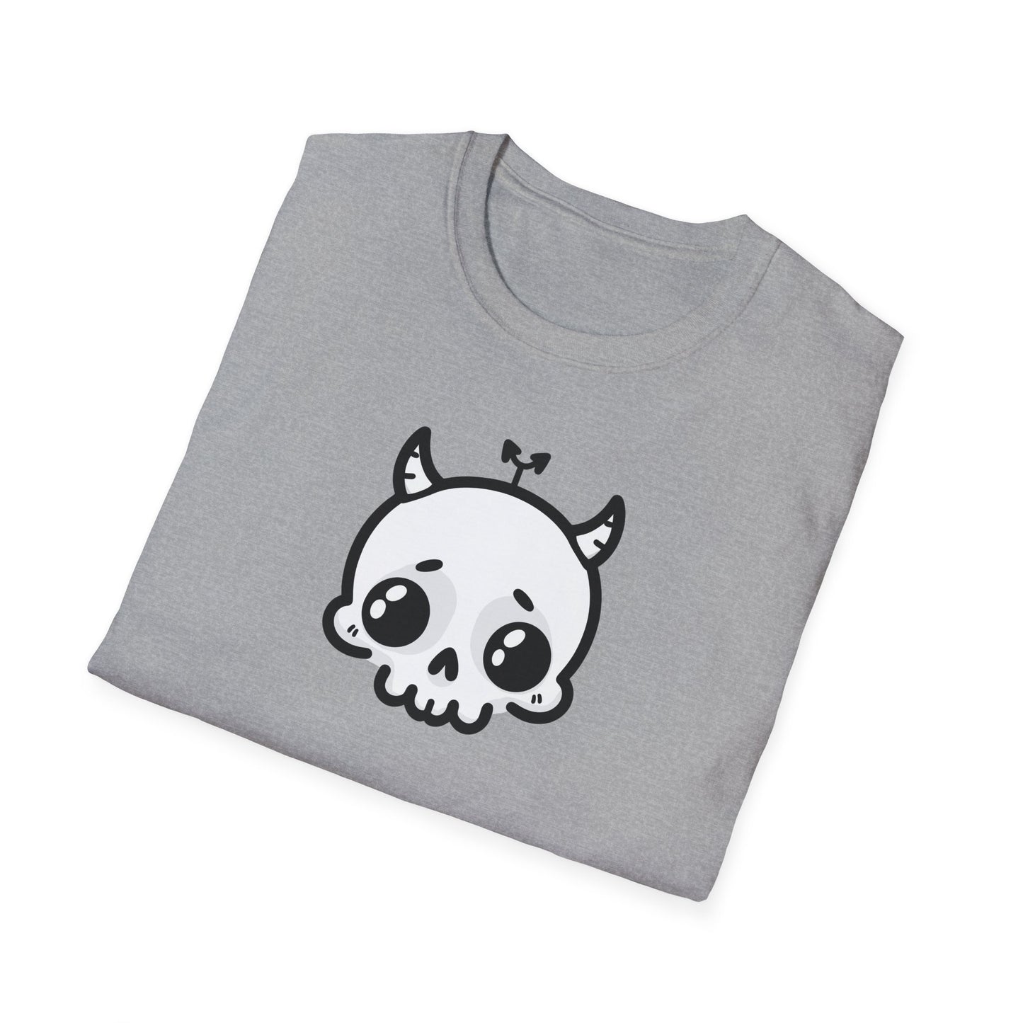 Grrr Demon Skull Unisex Softstyle T-Shirt