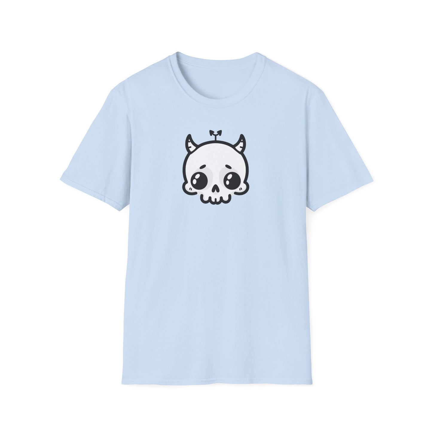 Grrr Demon Skull Unisex Softstyle T-Shirt