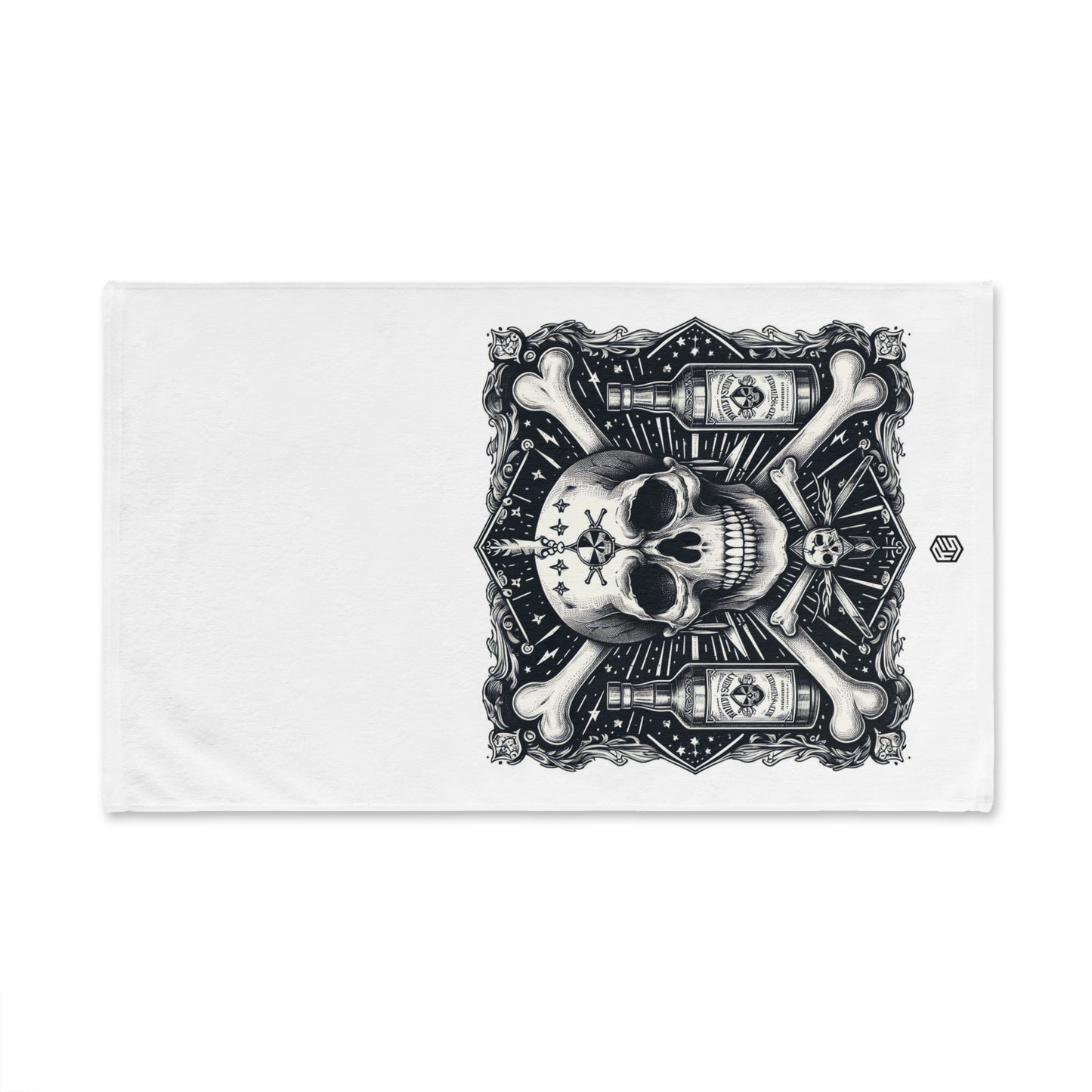 Rum and Crossbones Hand Towel