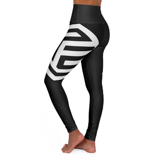 RFS Single Thigh Logo - High Waisted Yoga Leggings