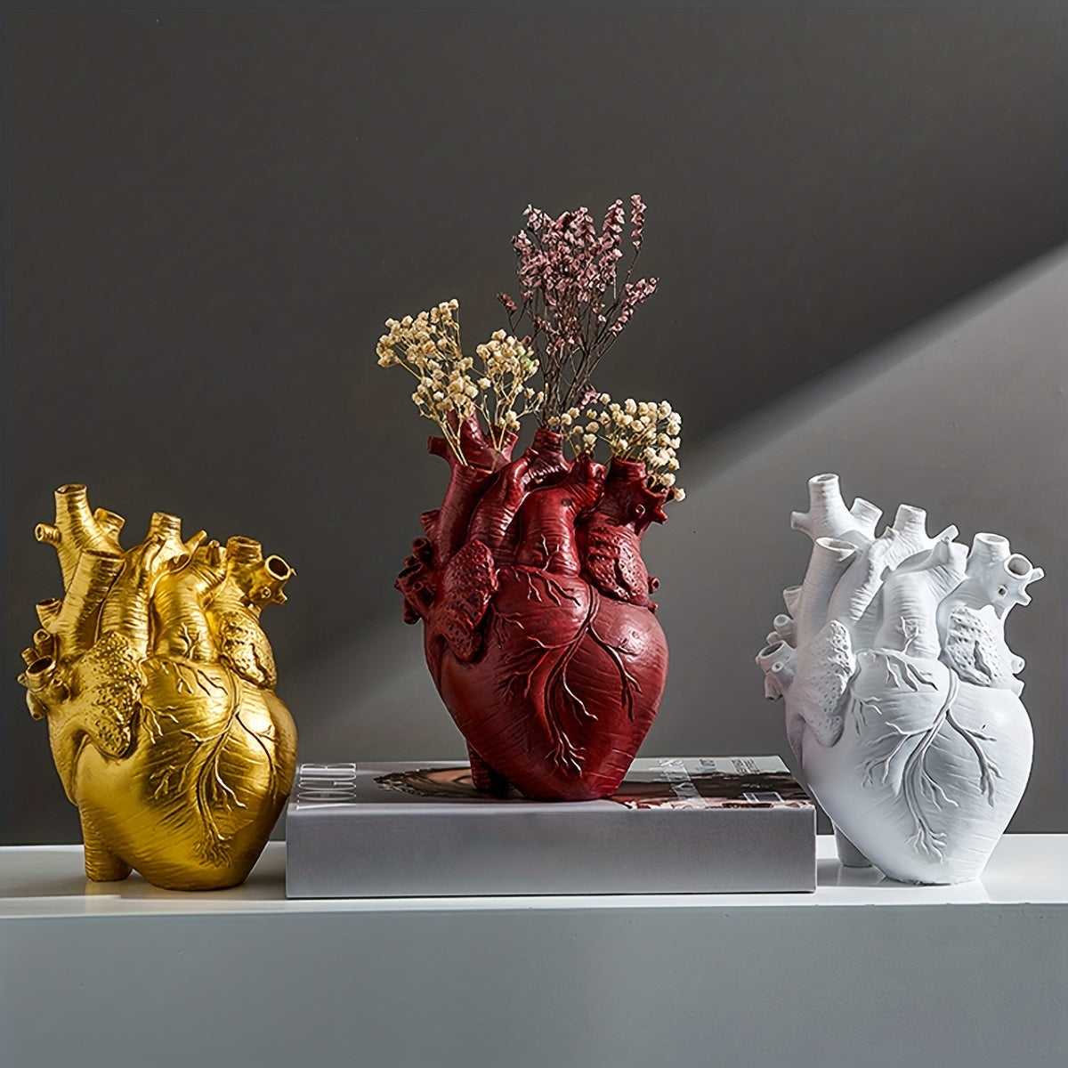 Human Heart Vase