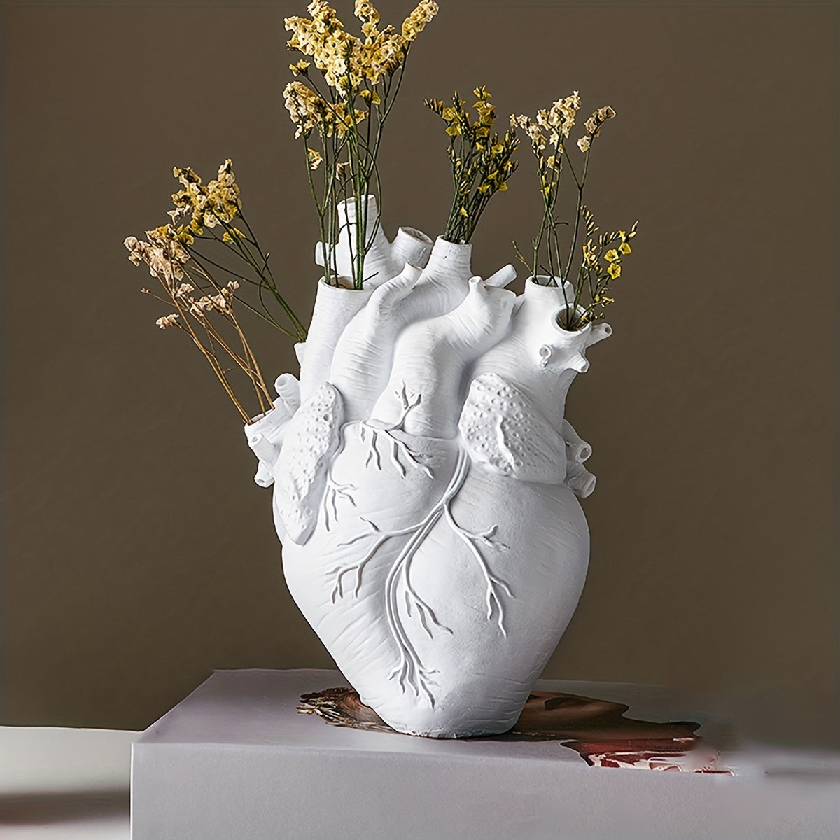 Human Heart Vase