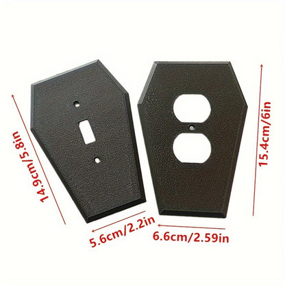 1pc Coffin Light Switch Cover, Wall Plate