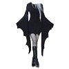 Gothic Batwing Sleeve Dress